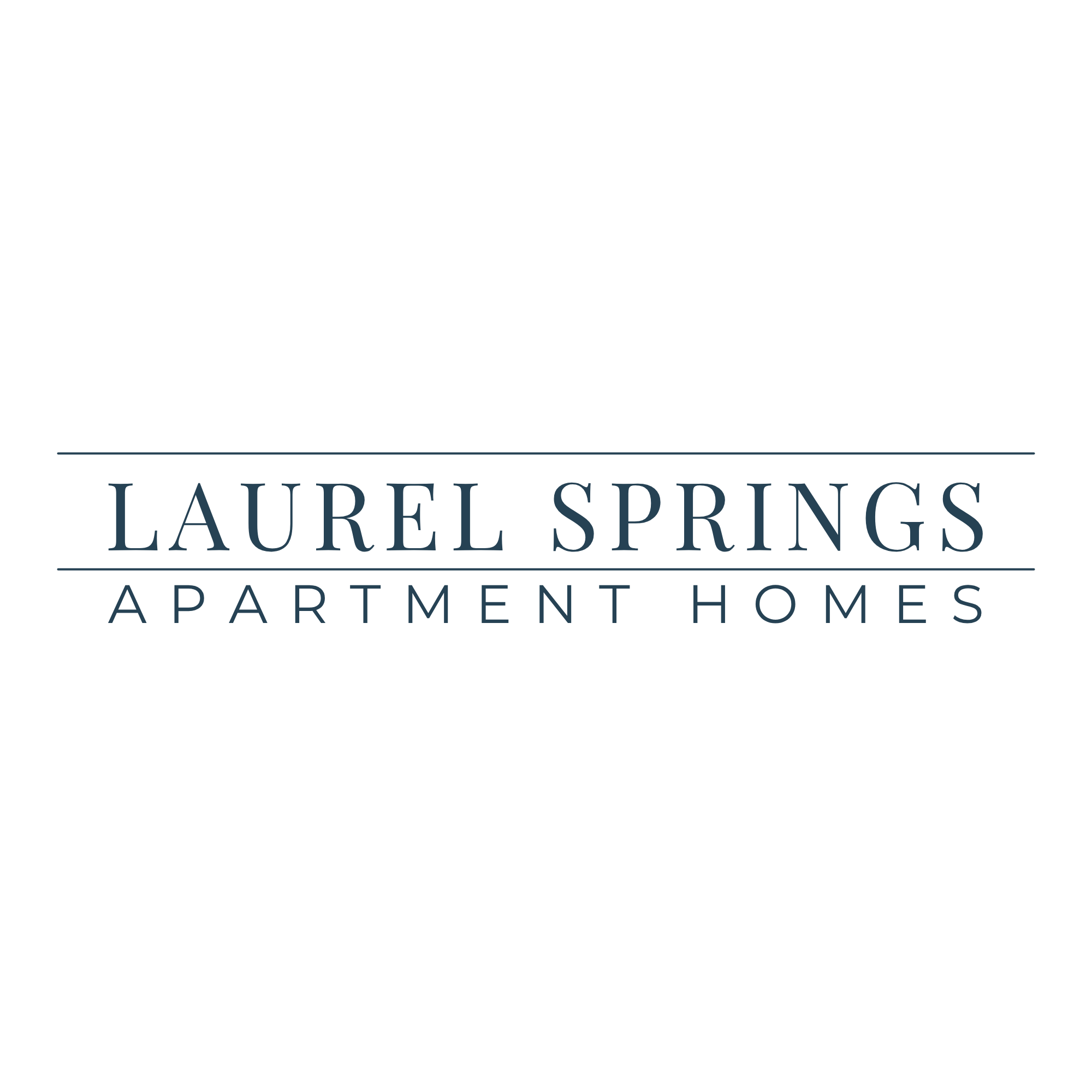 A logo for Laurel Springs Apartment Homes.